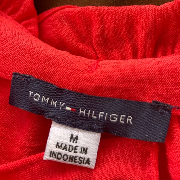 Tommy Hilfiger blouse size M, in tomato red - Picture 4 of 7